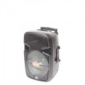 Мощна тонколона KTS 15 инча с безжичен микрофон